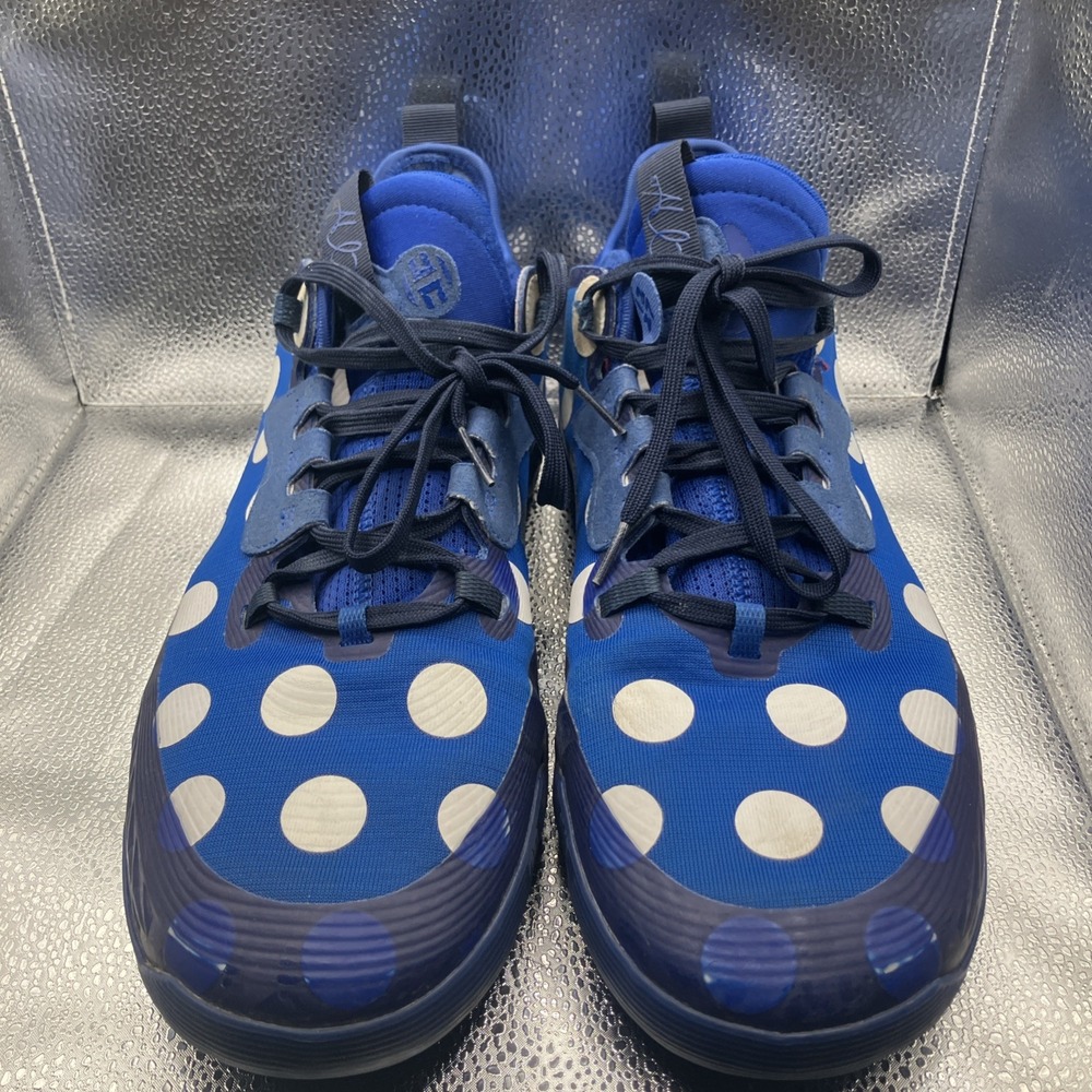 Adidas Harden Vol. 5 Futur Blue Polka Dot Athletic Shoes Men Size 12